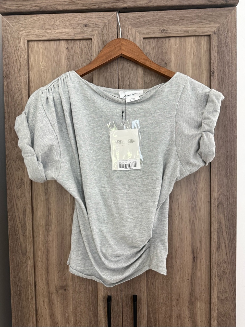 NEW WITH TAG REVOLVE The Line by K Francine T-Shirt in Heather Grey SMALL - Picture 2 of 7
